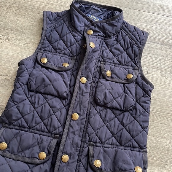 Girls Polo Ralph Lauren puffer Vest - Picture 2 of 4